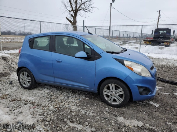 2013 Chevrolet Spark LT with VIN KL8CD6S96DC506381, listed as a Copart auction lot 42248425 with 118,338 mi miles and Salvage Title. Bid and sale history available at carsss.com. Image 4.