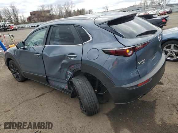 2023 Mazda CX-30 S Carbon Edition with VIN 3MVDMBCM7PM569904, listed as a Copart auction lot 52280755 with 18,963 mi miles and Salvage title. Bid and sale history available at DreamBid. Image 2.
