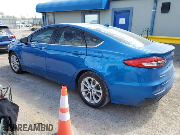 2019 Ford Fusion SE with VIN 3FA6P0HD3KR282706, listed as a Copart auction lot 50561495 with 123,162 mi miles and Salvage Title. Bid and sale history available at carsss.com. Image 2.
