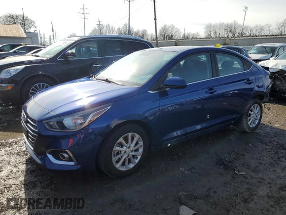 2021 Hyundai Accent SE with VIN 3KPC24A6XME142788, listed as a Copart auction lot 39705524 with 62,003 mi miles. Bid and sale history available at carsss.com. Image 1.