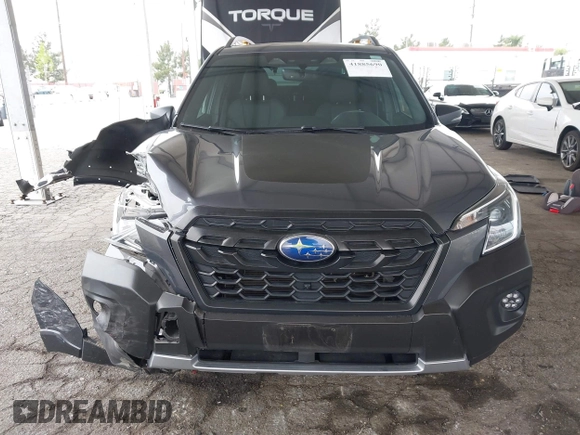2023 Subaru Forester Wilderness with VIN JF2SKAMC4PH412075, listed as a IAAI auction lot 41885690 with 29,935 mi miles and . Bid and sale history available at DreamBid. Image 6.