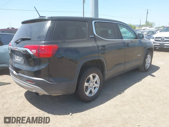 2018 GMC Acadia SLE with VIN 1GKKNKLA3JZ238386, listed as a IAAI auction lot 42002272 with 1 mi miles. Bid and sale history available at carsss.com. Image 4.