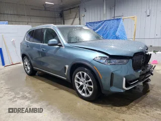 2024 BMW X5 xDrive40i with VIN 5UX23EU06R9S35422, listed as a Copart auction lot 58145345 with 537 mi miles and Salvage title. Bid and sale history available at DreamBid. Image 4.