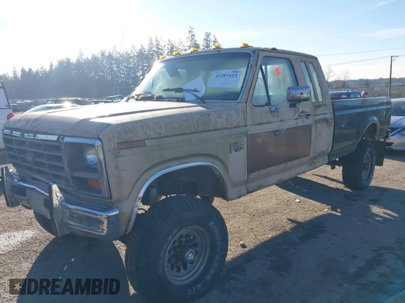1986 Ford F-250 with VIN 1FTHX26L6GKB55629, listed as a IAAI auction lot 41287423 with 66,076 mi miles and . Bid and sale history available at DreamBid. Image 2.