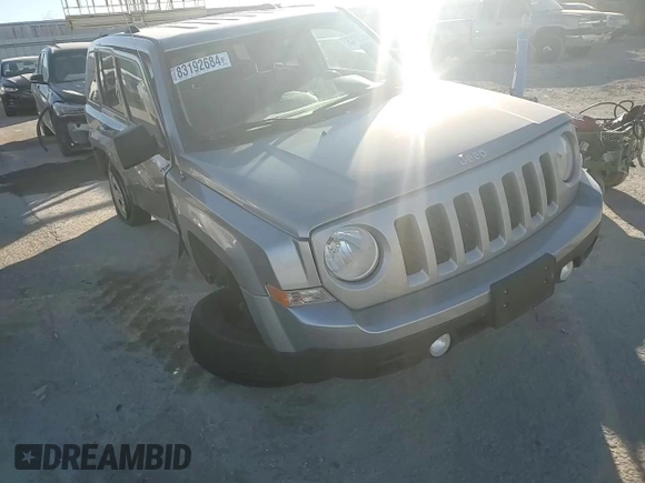 2017 Jeep Patriot 75th Anniversary with VIN 1C4NJRBB0HD122108, listed as a Copart auction lot 83192684 with 171,270 mi miles and Salvage Title. Bid and sale history available at carsss.com. Image 12.