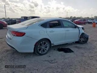 2015 Chrysler 200 Limited with VIN 1C3CCCAB1FN692324, listed as a Copart auction lot 61911005 with 165,181 mi miles and Salvage title. Bid and sale history available at DreamBid. Image 3.