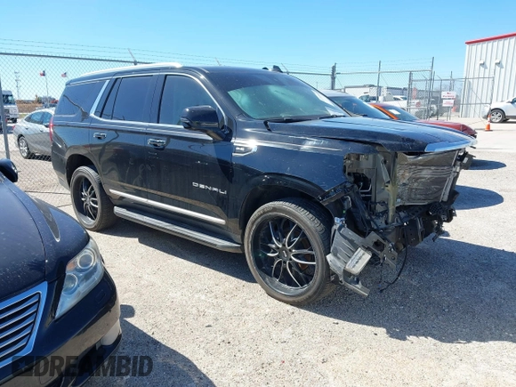 2021 GMC Yukon Denali with VIN 1GKS2DKL3MR409536, listed as a IAAI auction lot 41728940 with 62,244 mi miles. Bid and sale history available at carsss.com. Image 1.