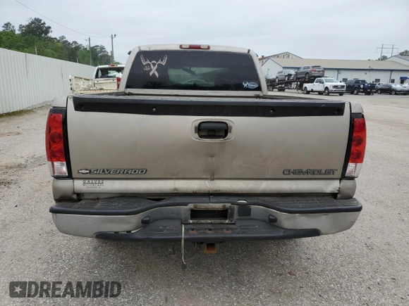 2002 Chevrolet Silverado 1500 LS with VIN 2GCEC19V621295145, listed as a Copart auction lot 50773795 with 245,920 mi miles and Salvage Title. Bid and sale history available at DreamBid. Image 6.