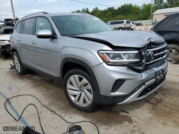 2021 Volkswagen Atlas 3.6L V6 SEL with VIN 1V2BR2CA8MC563864, listed as a Copart auction lot 68318444 with 78,677 mi miles and Salvage Title. Bid and sale history available at carsss.com. Image 4.
