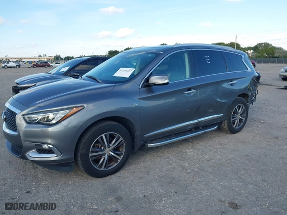 2018 Infiniti QX60 with VIN 5N1DL0MNXJC501312, listed as a IAAI auction lot 41510447 with 63,052 mi miles. Bid and sale history available at carsss.com. Image 20.