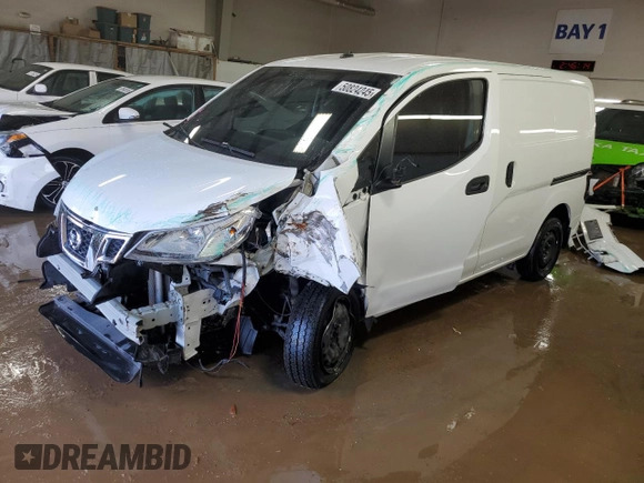 2020 Nissan NV200 S with VIN 3N6CM0KN9LK709367, listed as a Copart auction lot 50824245 with 34,429 mi miles and Salvage title. Bid and sale history available at DreamBid. Image 1.