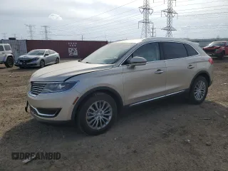 2017 Lincoln MKX Select with VIN 2LMPJ8KR5HBL45766, listed as a Copart auction lot 48818735 with 87,289 mi miles and Salvage Title. Bid and sale history available at carsss.com. Image 1.