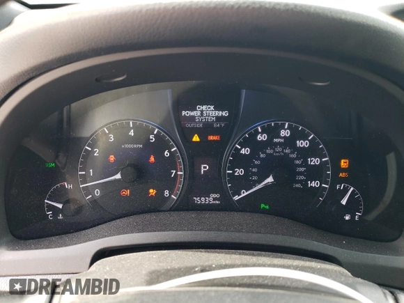 2015 Lexus RX 350 with VIN 2T2BK1BA1FC259489, listed as a Copart auction lot 54937875 with 75,939 mi miles and Salvage Title. Bid and sale history available at DreamBid. Image 9.
