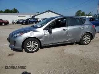2012 Mazda 3 i Touring with VIN JM1BL1L77C1690858, listed as a Copart auction lot 60435015 with 115,619 mi miles and Salvage title. Bid and sale history available at DreamBid. Image 1.