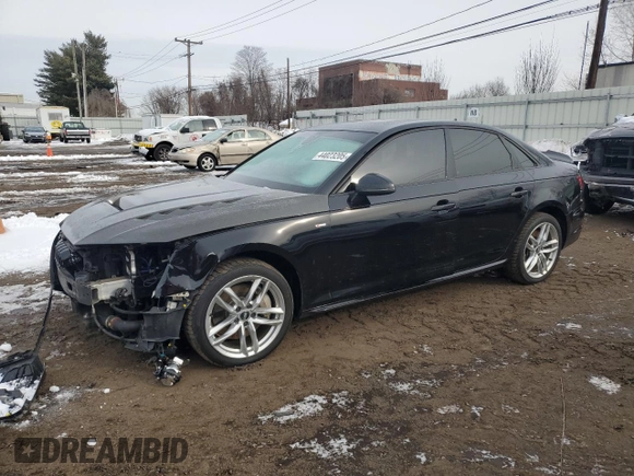 2017 Audi A4 Season of Audi Premium with VIN WAUDNAF43HN048073, listed as a Copart auction lot 44023205 with 102,311 mi miles and Salvage Title. Bid and sale history available at carsss.com. Image 1.