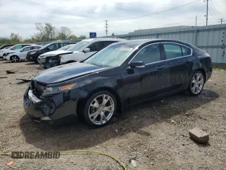 2013 Acura TL Advance z VIN 19UUA9F7XDA800698, wystawiony jako Copart lot #55333205 z przebiegiem Nie podano mil oraz Szkoda całkowita • Salvage title. Historia ofert i sprzedaży dostępna na DreamBid. Obrazek 1.