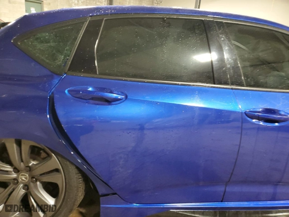 2022 Acura TLX w/A-Spec Package with VIN 19UUB5F56NA000745, listed as a Copart auction lot 86338994 with 0 mi miles and Salvage Title. Bid and sale history available at carsss.com. Image 10.
