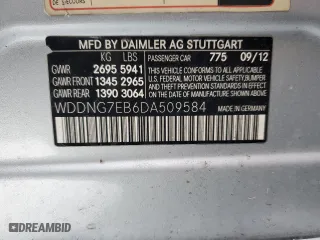 2013 Mercedes-Benz S-Class S 63 AMG with VIN WDDNG7EB6DA509584, listed as a Copart auction lot 45297795 with 92,688 mi miles and Salvage Title. Bid and sale history available at carsss.com. Image 13.