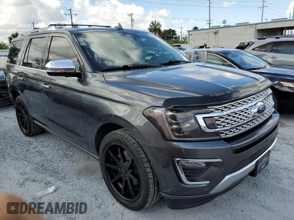 2020 Ford Expedition Platinum with VIN 1FMJU1LT2LEA61180, listed as a Copart auction lot 56581695 with 62,879 mi miles and Salvage title. Bid and sale history available at DreamBid. Image 4.