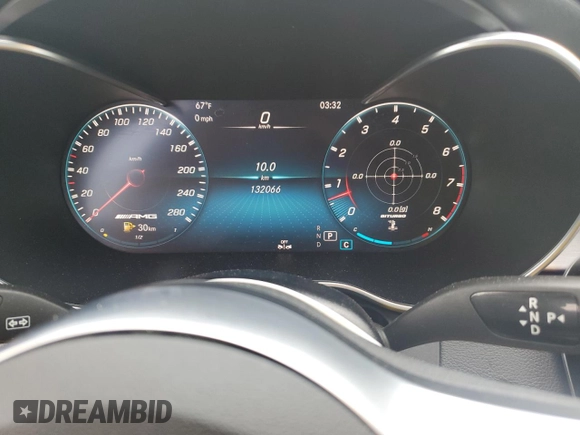 2021 Mercedes-Benz C 43 AMG with VIN W1KWJ6EB7MG081621, listed as a Copart auction lot 61350075 with 132,066 mi miles and Clean title. Bid and sale history available at DreamBid. Image 9.
