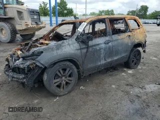2016 Honda Pilot EX-L z VIN 5FNYF6H58GB051178, wystawiony jako Copart lot #56358645 z przebiegiem Nie podano mil oraz Szkoda całkowita • Salvage title. Historia ofert i sprzedaży dostępna na DreamBid. Obrazek 1.