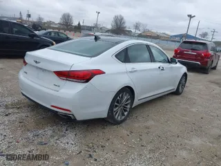 2015 Hyundai Genesis 3.8L with VIN KMHGN4JE9FU072149, listed as a IAAI auction lot 41972786 with 132,359 mi miles. Bid and sale history available at carsss.com. Image 4.