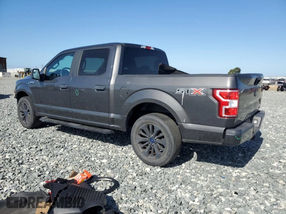 2018 Ford F-150 XL with VIN 1FTEW1CPXJKC26636, listed as a Copart auction lot 61426755 with 47,137 mi miles and Salvage title. Bid and sale history available at DreamBid. Image 2.