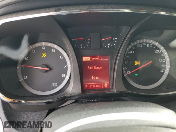 2015 GMC Terrain SLE with VIN 2GKFLWE35F6194634, listed as a Copart auction lot 74590874 with 117,410 mi miles and Salvage Title. Bid and sale history available at DreamBid. Image 9.