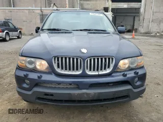2005 BMW X5 3.0i with VIN 5UXFA13525LY06673, listed as a Copart auction lot 47687345 with 197,052 mi miles and Clean Title. Bid and sale history available at carsss.com. Image 5.