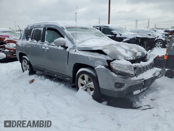2015 Jeep Compass High Altitude Edition with VIN 1C4NJCEA8FD264154, listed as a Copart auction lot 43835095 with 156,285 mi miles and Salvage Title. Bid and sale history available at carsss.com. Image 4.