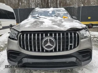 2021 Mercedes-Benz GLS with VIN 4JGFF8KE4MA367320, listed as a Copart auction lot 89048485 with 57,920 mi miles and Salvage Title. Bid and sale history available at carsss.com. Image 5.