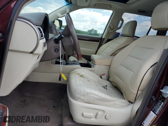 2012 Lexus GX 460 with VIN JTJBM7FX3C5035632, listed as a Copart auction lot 63561825 with 253,516 mi miles and Salvage title. Bid and sale history available at DreamBid. Image 7.