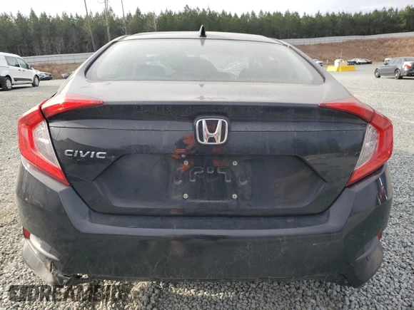 2017 Honda Civic Sedan EX with VIN 2HGFC2F73HH526925, listed as a Copart auction lot 47747635 with 0 mi miles and Salvage Title. Bid and sale history available at carsss.com. Image 6.
