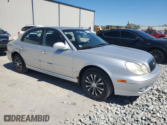 2004 Hyundai Sonata with VIN KMHWF25H54A989637, listed as a Copart auction lot 48164725 with 130,368 mi miles and Salvage Title. Bid and sale history available at carsss.com. Image 4.