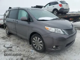 2014 Toyota Sienna Ltd with VIN 5TDDK3DC9ES078041, listed as a Copart auction lot 45488115 with 134,480 mi miles and Salvage Title. Bid and sale history available at carsss.com. Image 4.