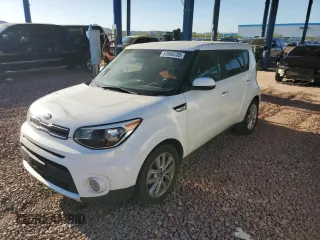 2018 Kia Soul + with VIN KNDJP3A52J7550501, listed as a Copart auction lot 53960235 with 134,532 mi miles and Salvage Title. Bid and sale history available at carsss.com. Image 1.