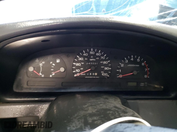 1997 Nissan Frontier XE with VIN 1N6SD16Y2VC338776, listed as a Copart auction lot 45020595 with 243,030 mi miles and Salvage title. Bid and sale history available at DreamBid. Image 9.