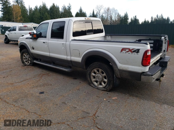 2012 Ford F-350 Platinum with VIN 1FT7W3BT8CEC10388, listed as a Copart auction lot 79750674 with Not provided miles and Salvage title. Bid and sale history available at DreamBid. Image 2.