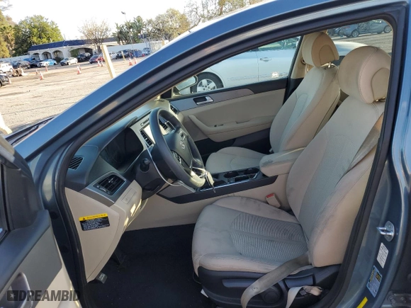 2016 Hyundai Sonata 2.4L SE with VIN 5NPE24AF4GH269271, listed as a Copart auction lot 44638195 with 0 mi miles and Clean Title. Bid and sale history available at carsss.com. Image 7.