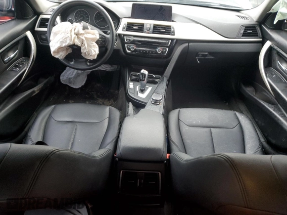 2016 BMW 3 Series 320i xDrive with VIN WBA8E5G53GNU21353, listed as a Copart auction lot 46501085 with 0 mi miles and Salvage Title. Bid and sale history available at carsss.com. Image 8.