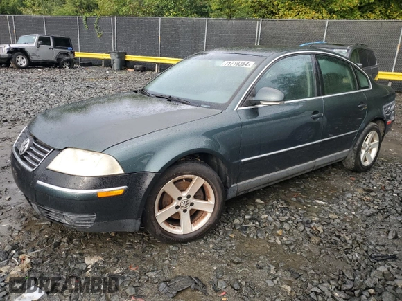 2004 Volkswagen Passat GLX z VIN WVWRH63B44P205575, wystawiony jako Copart lot #71710354 z przebiegiem 187 872 mil mil oraz Czysty tytuł • Clean title. Historia ofert i sprzedaży dostępna na DreamBid. Obrazek 1.