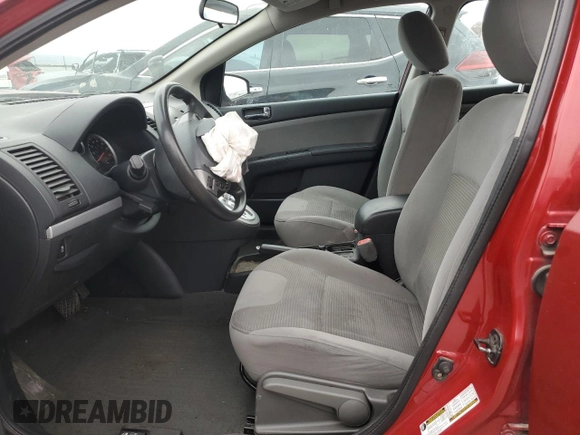 2012 Nissan Sentra S with VIN 3N1AB6AP8CL740760, listed as a Copart auction lot 48600245 with 128,654 mi miles and Salvage Title. Bid and sale history available at DreamBid. Image 7.