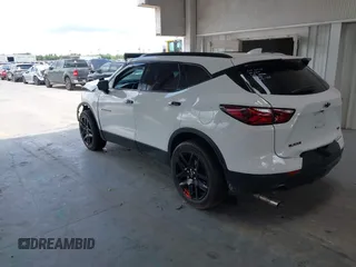 2022 Chevrolet Blazer LT with VIN 3GNKBCR44NS148766, listed as a IAAI auction lot 42482167 with 58,499 mi miles and . Bid and sale history available at DreamBid. Image 3.