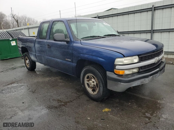 2001 Chevrolet Silverado 1500 with VIN 2GCEC19W911357533, listed as a Copart auction lot 44224455 with 112,421 mi miles and Salvage Title. Bid and sale history available at carsss.com. Image 4.