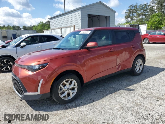 2024 Kia Soul LX with VIN KNDJ23AU2R7909850, listed as a Copart auction lot 52988955 with 25,225 mi miles and Clean Title. Bid and sale history available at carsss.com. Image 1.