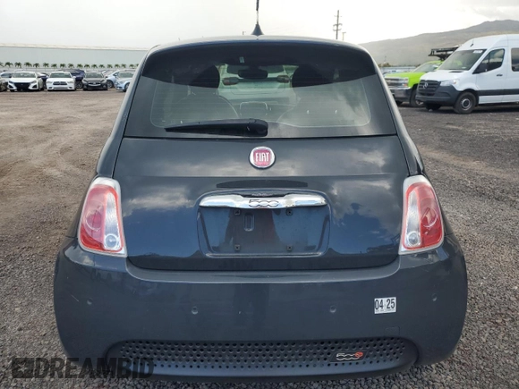2016 FIAT 500e with VIN 3C3CFFGE0GT193185, listed as a Copart auction lot 53547515 with 31,335 mi miles and Salvage title. Bid and sale history available at DreamBid. Image 6.