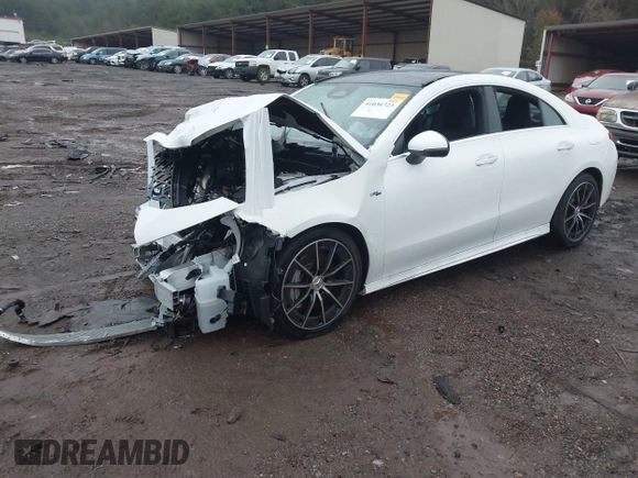 2025 Mercedes-Benz CLA 35 AMG with VIN W1K5J5BB5SN513576, listed as a IAAI auction lot 41036723 with Not Provided miles and . Bid and sale history available at DreamBid. Image 17.