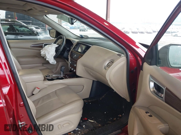 2019 Nissan Pathfinder S z VIN 5N1DR2MM5KC592248, wystawiony jako IAAI lot #41913415 z przebiegiem 83 024 mil mil oraz . Historia ofert i sprzedaży dostępna na DreamBid. Obrazek 5.