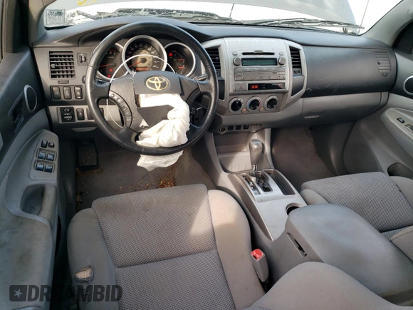 2010 Toyota Tacoma PreRunner with VIN 3TMJU4GN5AM097146, listed as a Copart auction lot 62339915 with 329,044 mi miles and Salvage title. Bid and sale history available at DreamBid. Image 8.