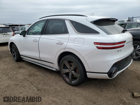 2024 Genesis GV70 Sport z VIN 5NMMCDTC9RH013882, wystawiony jako Copart lot #44504955 z przebiegiem 3 807 mil mil oraz Szkoda całkowita • Salvage title. Historia ofert i sprzedaży dostępna na DreamBid. Obrazek 2.